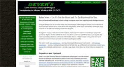 Desktop Screenshot of deverslawnlandscape.com